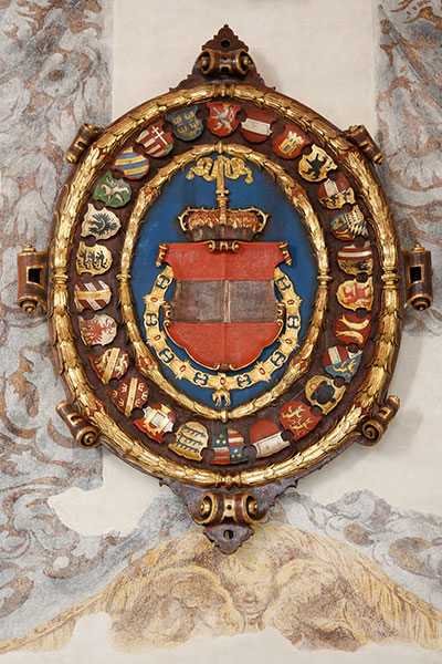 Ansicht Wappen der Habsburger