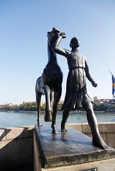 Amazone mit Pferd von Carl Nathan Burckhardt