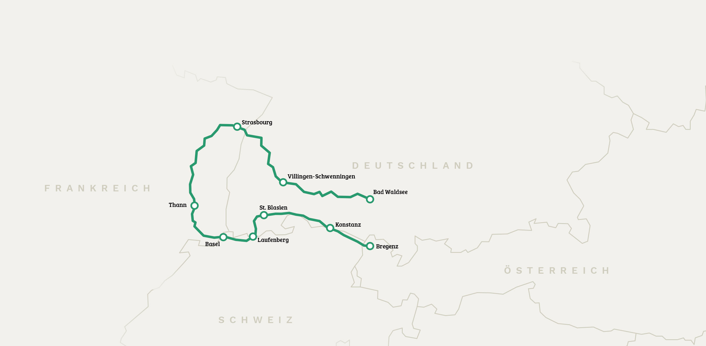 Entdeckung der Landschaften Vorderösterreichs